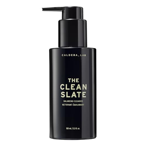 Caldera + Lab The Clean Slate | Men’s Organic Foaming Facial Cleanser for Dry, Sensitive, &...