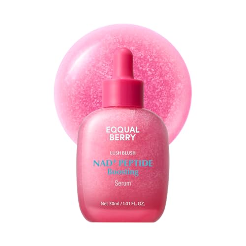EQQUALBERRY NAD+ Peptide Boosting Smoothie Serum – Anti-Aging Korean Skin Care with 5 Ceramides &...