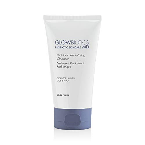Glowbiotics Probiotic Revitalizing Cleanser 5 oz – Gentle Hydrating Face Wash with Probiotics, Peptides...