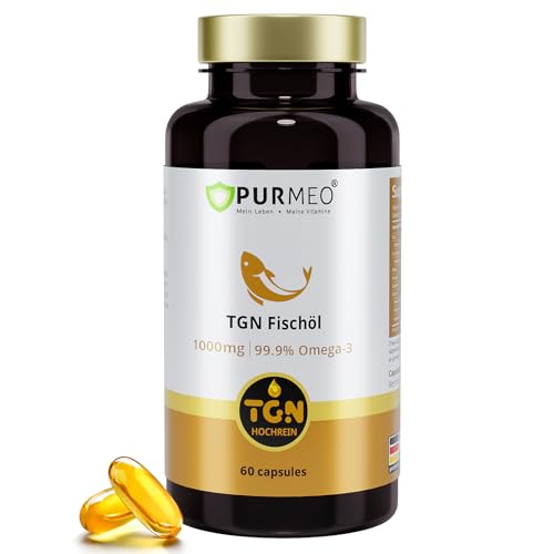 Pure Triglyceride Omega 3, Wild Caught Deep Sea Fish Oil 1000mg – 400% Higher Absorption &...
